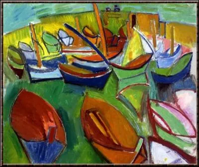 Qui a peint "Les barques à Martigues" ?