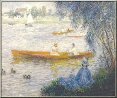 Qui a représenté "les canotiers à Argenteuil" ?