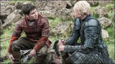 Podrick avoue à Brienne avoir tué un homme, qui ?