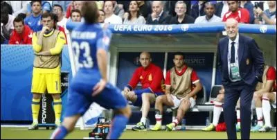 Qui était le gardien titulaire de l'Espagne pendant l'Euro 2016 ?