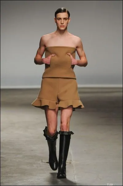 Partie d'une voile ou d'un veau, d'un agneau !