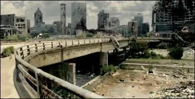 Quel est le moyen de transport de Rick Grimes pour se diriger vers Atlanta ?