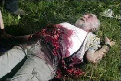 Qui tue Dale après qu'il se soit fait éventré par un rôdeur ?