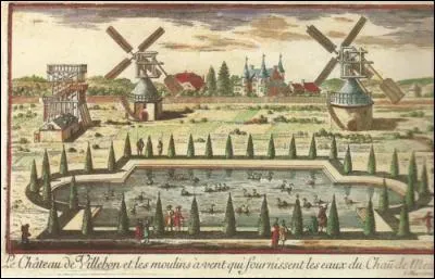 Quel était le rôle des 2 moulins à vent de Villebon ?