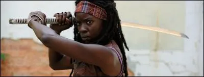 De retour dans la ville du Gouverneur, pour rechercher Glenn et Maggie, Michonne veut en finir avec lui. Que découvre-t-elle chez lui ?