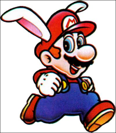 Avec quel item Mario s'est-il transformé en Mario lapin ?