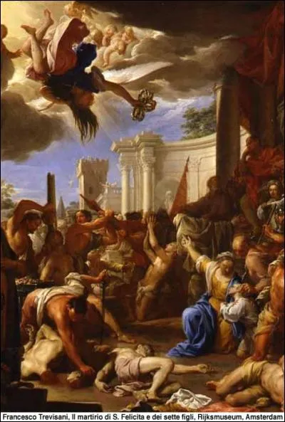 En 150 cette dame romaine lors de son jugement, laissa et accepta la décapitation de ses sept fils pour la foi. Qui est-elle ?