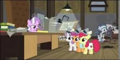 Dans l'épisode "Journalistes en herbe", sous quel nom les chercheuses de talent ont-elles publié des méfaits sur les habitants de Poneyville ?