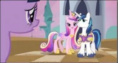 Le jour du mariage de Cadence et Shining Armor, qui prend l'apparence de Cadence ?