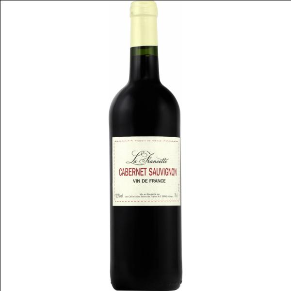 Le Cabernet-sauvignon est un vin de :