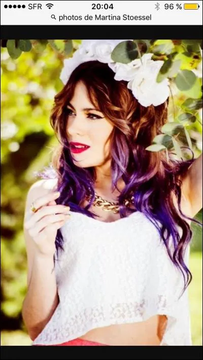 En 2014 elle a rencontré une célébrité, laquelle ?