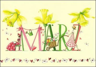 Mars est le troisième mois de l'année.