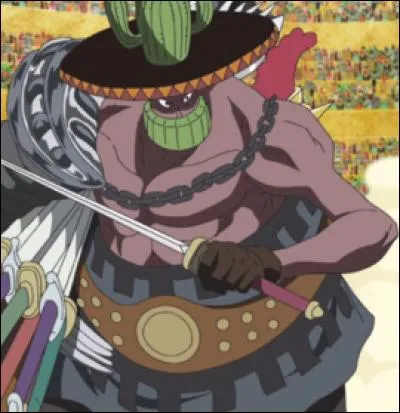 Comment s'appelle le voleur d'armes qui combat dans le bloc C à Dressrosa ?