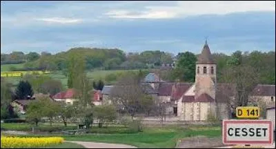 Cesset est une commune de l'Allier situ&eacute;e en r&eacute;gion ...