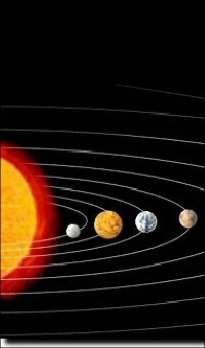 Quelle planète n'apparaît pas ?