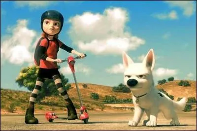 Comment s'appelle le chien de cette fille?