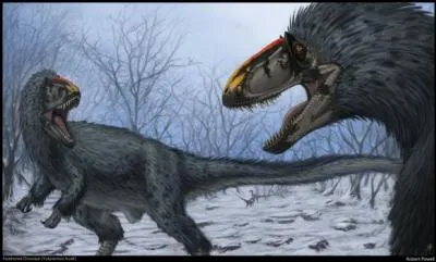 Quel tyrannosauridae possédait des plumes et a été récemment découvert en Chine ?