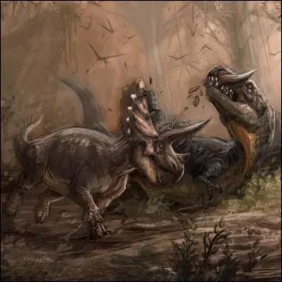 Si un tricératops se cassait une corne, en repoussait-il une autre ?