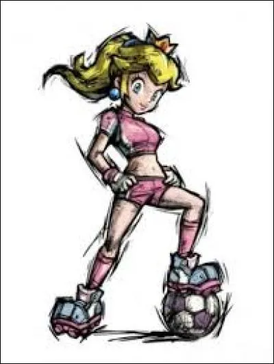 Peach, dans le jeu de football, est de type :