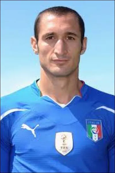 Giorgio Chiellini a marqué un but à la 33e minute contre l'Espagne.