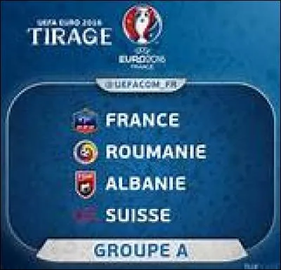 A quelle place du groupe A termine la France ?