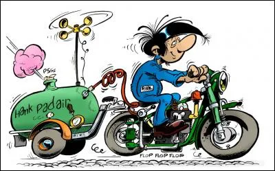 Qui chantait " je réparais ma mobylette, le type a surgi sur l'boul'vard sur sa grosse moto super-chouette, s'est arrêté le long du trottoir et m'a regardé d'un air bête..." ?