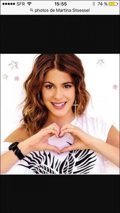 A-t-elle déjà rencontré une célébrité ?