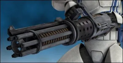 Quel nom le commandant Thorn a-t-il donné à son blaster rotatif Z-6 ?