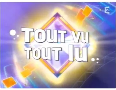 "Tout vu tout lu" était un jeu télé focalisé sur l'actualité et les faits divers. Diffusé de 2003 à 2006, qui en était le présentateur ?