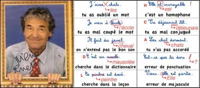 Bel hommage rendu à une personne qui fait jouer les mots !
« J'ai eu envie de faire en m'amusant
Une petite chanson
A propos d'un monsieur qui vient souvent
Dans notre maison
Il s'agit pas du facteur du plombier
D'un représentant casse-pieds
Il rend intelligent même les plus sots »
Quelle est cette chanson ?
