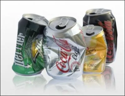 Pour une canette en aluminium :