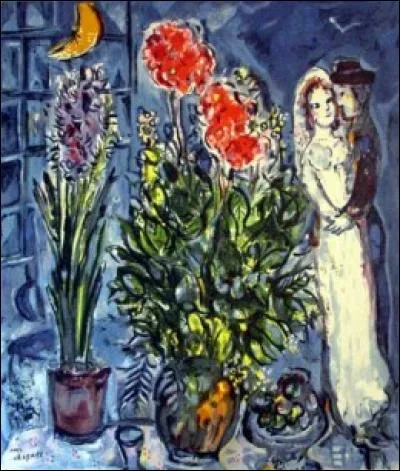 Qui a peint "les mariés" ?