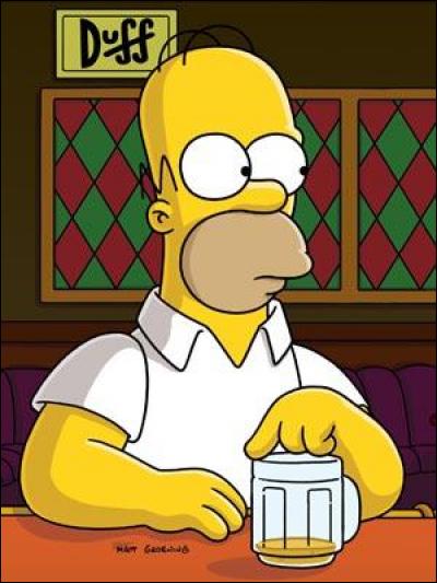 Quelle est la marque favorite d'Homer Simpson, le père de famille ?