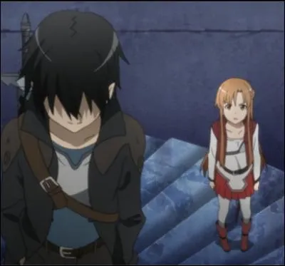 Que conseille Kirito à Asuna avant de quitter leur première "union" ?