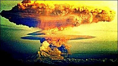 Quel volcan de 1822 causa des pertes à plus de 10 km à la ronde ?