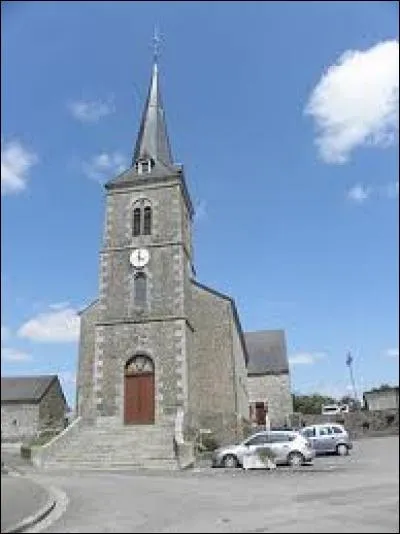 Voici l'&eacute;glise Sainte-Anne, &agrave; Charchign&eacute;. Commune Mayennaise, elle se trouve en r&eacute;gion ...