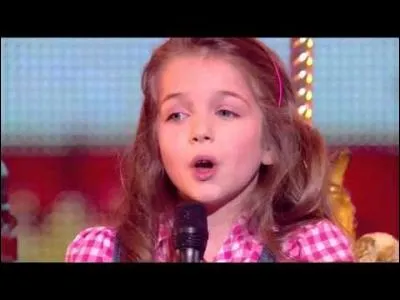 Quelle chanson a-t-elle interprétée en finale ?