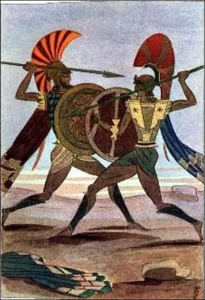 Quel prince de Troie ce dernier va-t-il affronter et vaincre dans un terrible combat ?