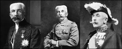 Il n'a pas commandé au front pendant la 1e Guerre mondiale, mais a été, pendant une partie de cette guerre, ministre de la Guerre. Sinon, sa carrière s'est, principalement déroulée au Maroc, alors protectorat français.
« Quand les talons claquent à mon apparition, j'entends les cerveaux se fermer ».
Quel est cet homme ?