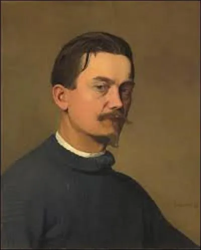 Des huit autoportraits que l'on connaît de ce peintre nabi et impressionniste, celui-ci est certainement le plus optimiste et apaisé. Daté de 1897, alors que l'artiste est âgé de 32 ans, la vie commence seulement à lui sourire. En effet, son travail est reconnu (même si ce n'est pas encore la gloire) et de plus, il fait la rencontre de sa future épouse, Gabrielle. Mais de qui s'agit-il ?
