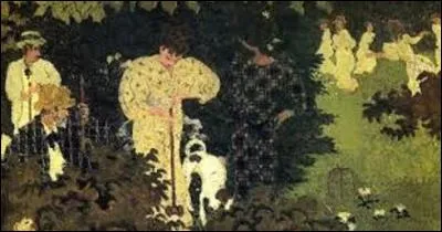 Réalisée en 1892, "La partie de croquet" est l'une des premières toiles de cet artiste cofondateur du groupe des nabis. Présenté en 1892, au salon des Indépendants, sous le titre "Crépuscule", ce tableau représente de gauche à droite son père, sa sur Andrée avec son mari, le musicien Claude Terrasse et une amie dans leur jardin du Grand-Lemps, en Isère. Mais qui est l'auteur de cette huile ?