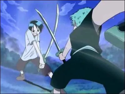 Combien de fois Kuina a-t-elle battu Zoro quand il était au village de Shimotsuki ?