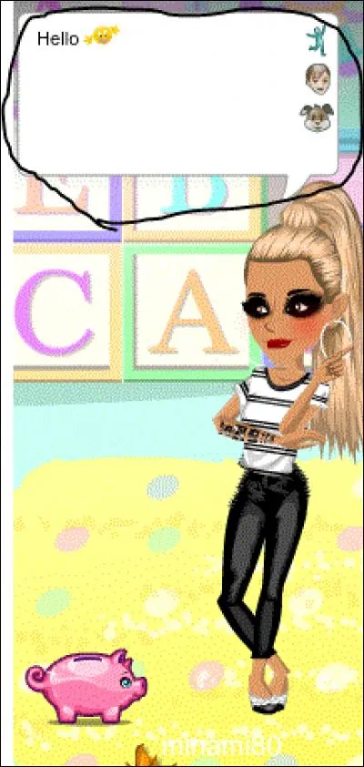 Comment s'appelle la bulle pour marquer ?