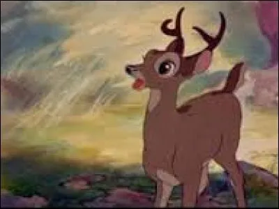 Qu'arrive-t-il à Bambi lorsqu'il fait fuir les chiens de chasse qui poursuivent Féline ?