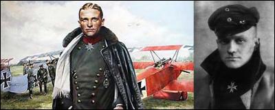 Pilote de chasse allemand de la 1e Guerre mondiale, c'est « l'as des as » de la 1e Guerre mondiale avec 80 avions abattus. On connaît surtout son surnom, le « baron rouge » !Quel est ce pilote de guerre ?