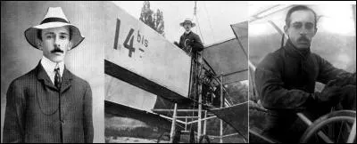 Il est le premier à posséder trois brevets de pilote (ballon, dirigeable et aéroplane). Voyant l'aviation militaire se développer, il se mobilise contre ce fait. Assistant au bombardement de la population lors de la guerre civile brésilienne, il se suicide !
Qui est ce pilote ?