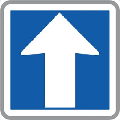 Ce panneau indique...