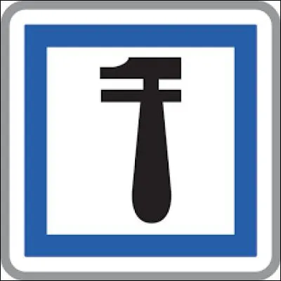 À quel service correspond ce panneau de signalisation ?