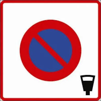 Ce panneau vous indique que vous...