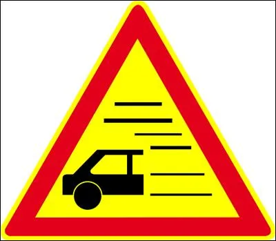 Ce panneau est temporaire et annonce...